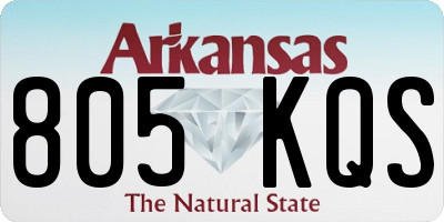 AR license plate 805KQS