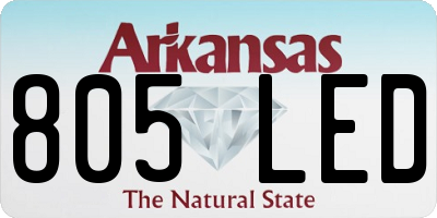 AR license plate 805LED
