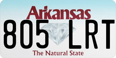 AR license plate 805LRT