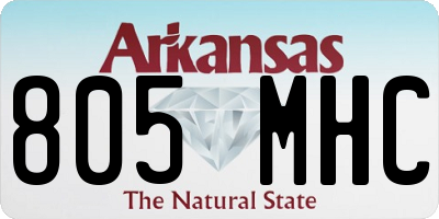 AR license plate 805MHC