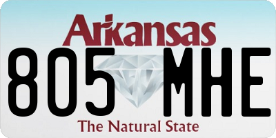 AR license plate 805MHE