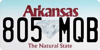 AR license plate 805MQB