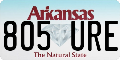 AR license plate 805URE