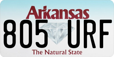 AR license plate 805URF
