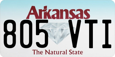 AR license plate 805VTI