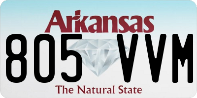 AR license plate 805VVM