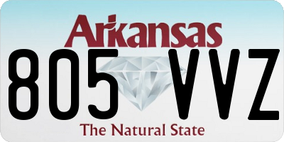 AR license plate 805VVZ