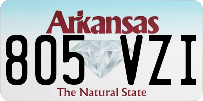 AR license plate 805VZI