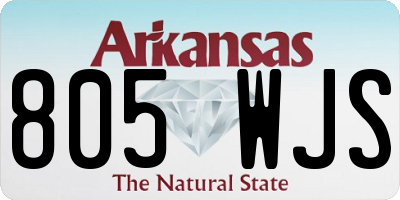 AR license plate 805WJS