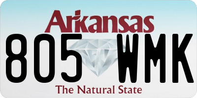 AR license plate 805WMK