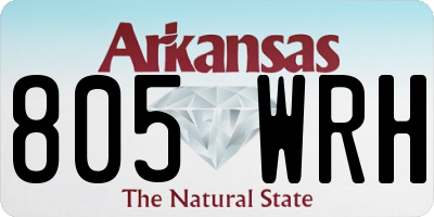 AR license plate 805WRH
