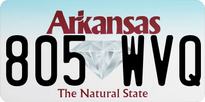 AR license plate 805WVQ