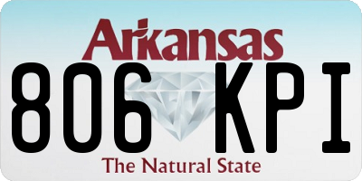 AR license plate 806KPI