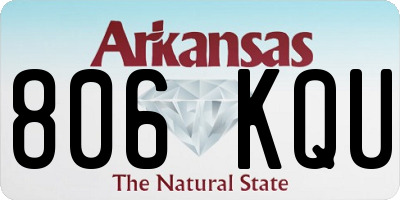 AR license plate 806KQU