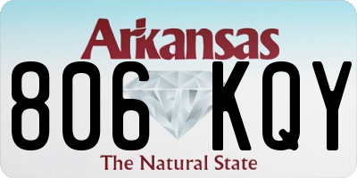 AR license plate 806KQY