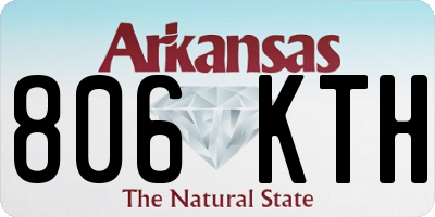 AR license plate 806KTH