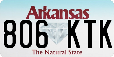 AR license plate 806KTK