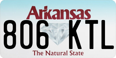 AR license plate 806KTL