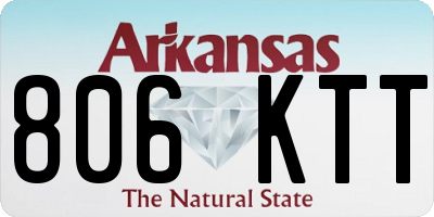 AR license plate 806KTT