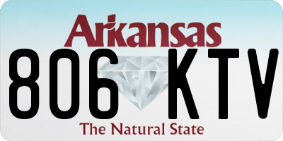 AR license plate 806KTV