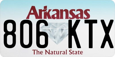 AR license plate 806KTX