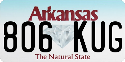 AR license plate 806KUG