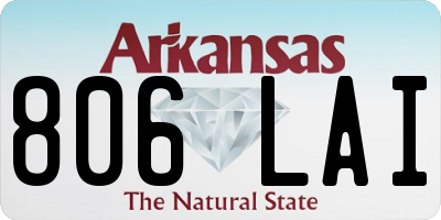 AR license plate 806LAI