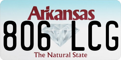 AR license plate 806LCG