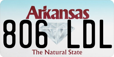 AR license plate 806LDL