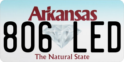 AR license plate 806LED