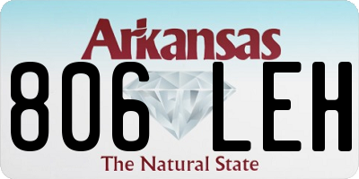 AR license plate 806LEH