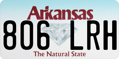 AR license plate 806LRH