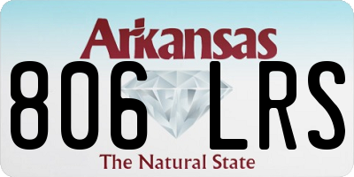 AR license plate 806LRS