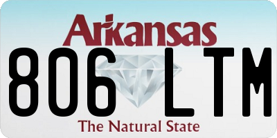 AR license plate 806LTM