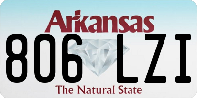 AR license plate 806LZI