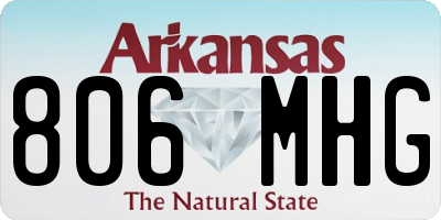 AR license plate 806MHG