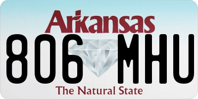 AR license plate 806MHU