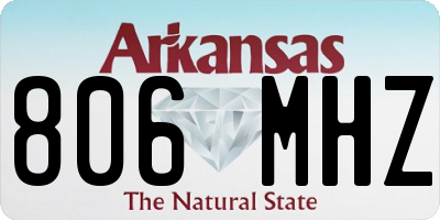 AR license plate 806MHZ