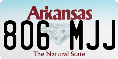 AR license plate 806MJJ