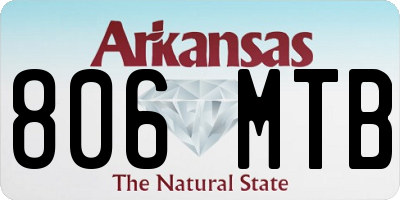 AR license plate 806MTB