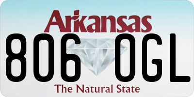AR license plate 806OGL