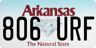 AR license plate 806URF