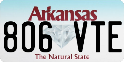 AR license plate 806VTE