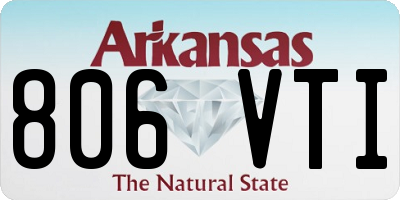 AR license plate 806VTI