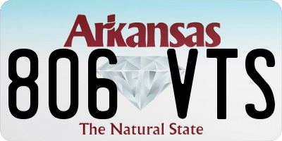 AR license plate 806VTS