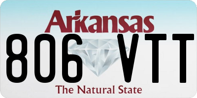 AR license plate 806VTT
