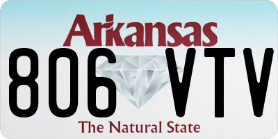 AR license plate 806VTV
