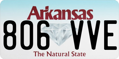 AR license plate 806VVE