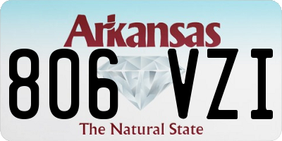 AR license plate 806VZI