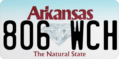 AR license plate 806WCH